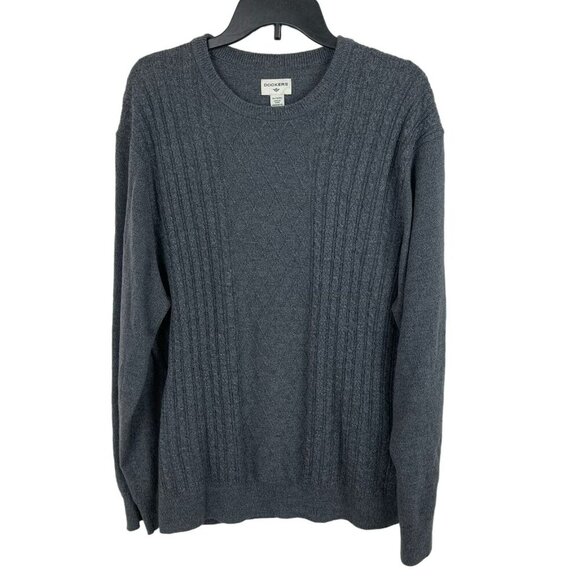 Dockers Men Long Sleeve Pullover Crew Neck Knit Sweater Size XL - Picture 1 of 6